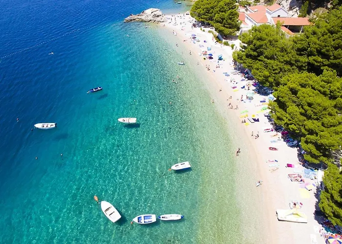 Apartments With Parking Space Brela, Makarska - 11552